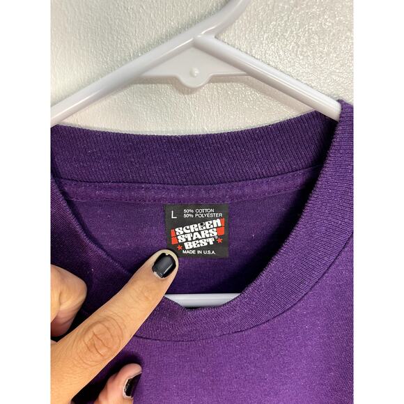 Vintage 90s Single Stitch Love Like an Ocean Camp Wiregrass Shirt Size M‎ - Picture 4 of 4